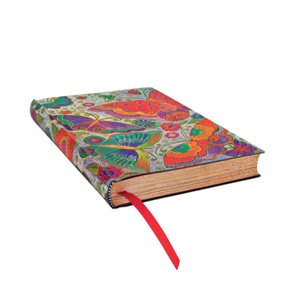 Paperblanks Flutterbyes Midi Softback Flexi Journal – Plain, 240 Pages – page edge