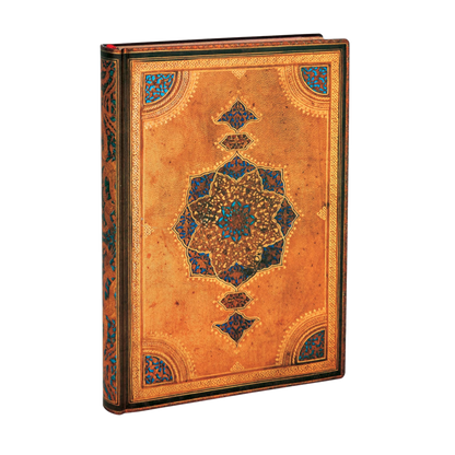 Paperblanks Safavid Midi Softback Flexi Journal – Plain, 240 Pages – angled view