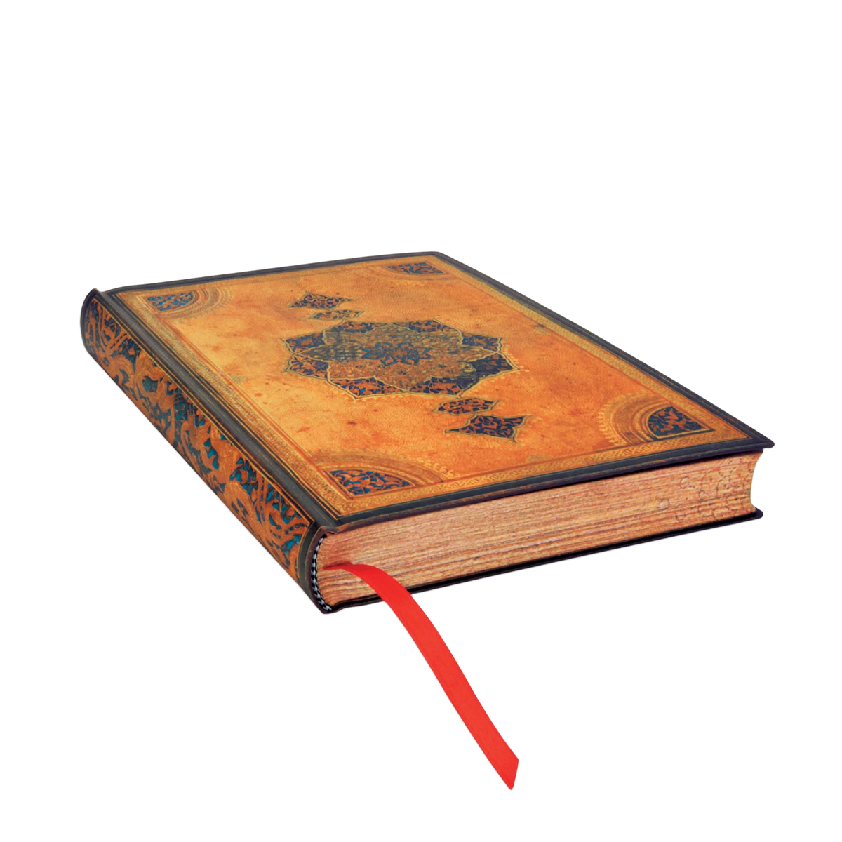 Paperblanks Safavid Midi Softback Flexi Journal – Plain, 240 Pages – page edge