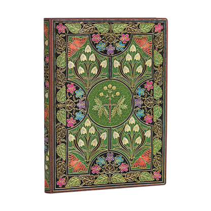 Paperblanks Poetry in Bloom Midi Softback Flexi Journal – Lined, 176 Pages – angled view