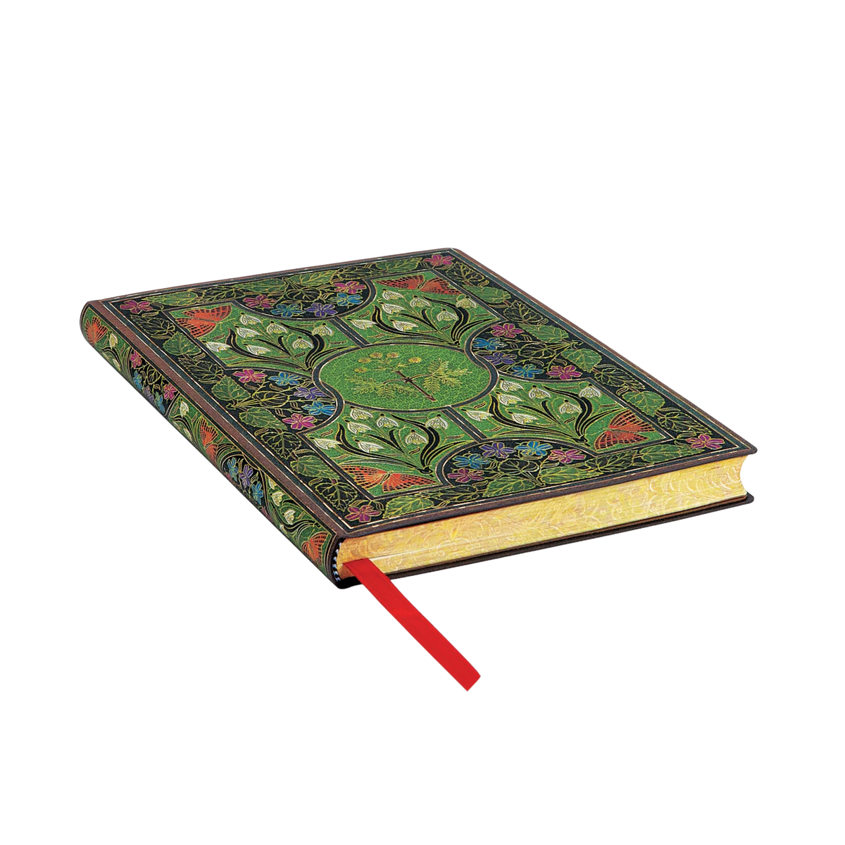 Paperblanks Poetry in Bloom Midi Softback Flexi Journal – Lined, 176 Pages – page edge