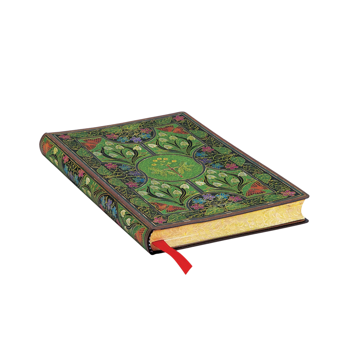 Paperblanks Poetry in Bloom Mini Softback Flexi Journal – Lined, 176 Pages – page edge