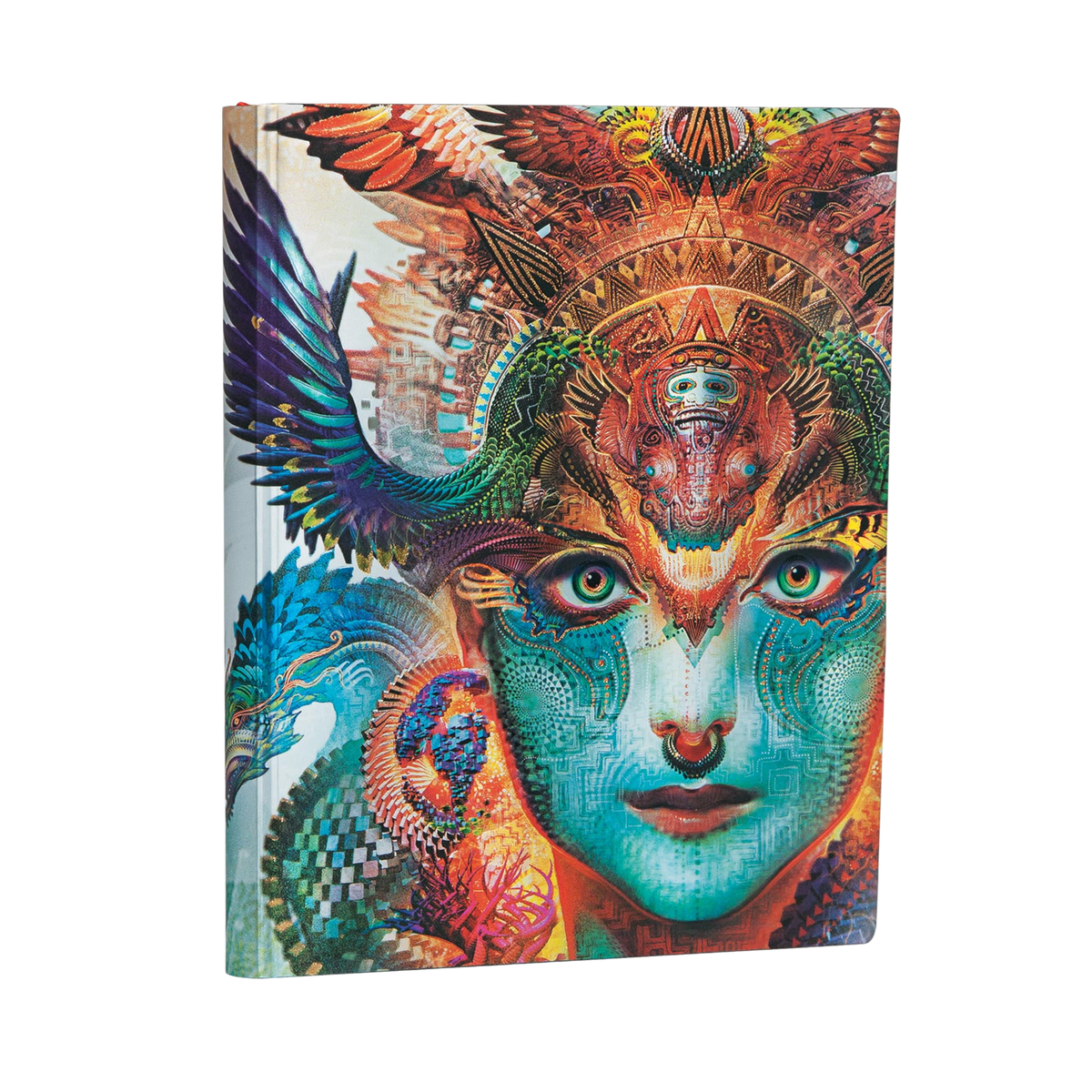 Paperblanks Dharma Dragon Ultra Softback Flexi Journal – Plain, 240 Pages – angled view