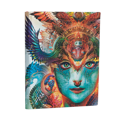 Paperblanks Dharma Dragon Ultra Softback Flexi Journal – Plain, 240 Pages – angled view
