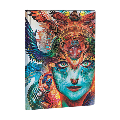 Paperblanks Dharma Dragon Midi Softback Flexi Journal – Plain, 240 Pages – angled view