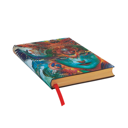 Paperblanks Dharma Dragon Midi Softback Flexi Journal – Plain, 240 Pages – page edge