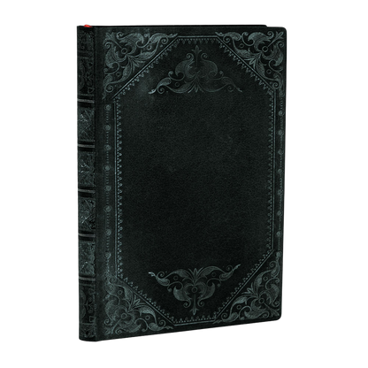 Paperblanks Midnight Rebel Bold Mini Softback Flexi Journal – Plain, 240 Pages – angled view