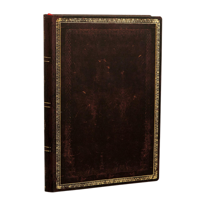 Paperblanks Black Moroccan Mini Softback Flexi Journal – Lined, 240 Pages – angled view