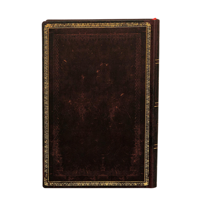 Paperblanks Black Moroccan Mini Softback Flexi Journal – Lined, 240 Pages – back cover