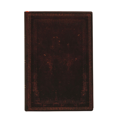 Paperblanks Black Moroccan Bold Mini Softback Flexi Journal – Plain, 240 Pages – front cover