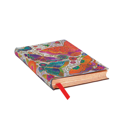 Paperblanks Flutterbyes Mini Softback Flexi Journal – Lined, 240 Pages – page edge