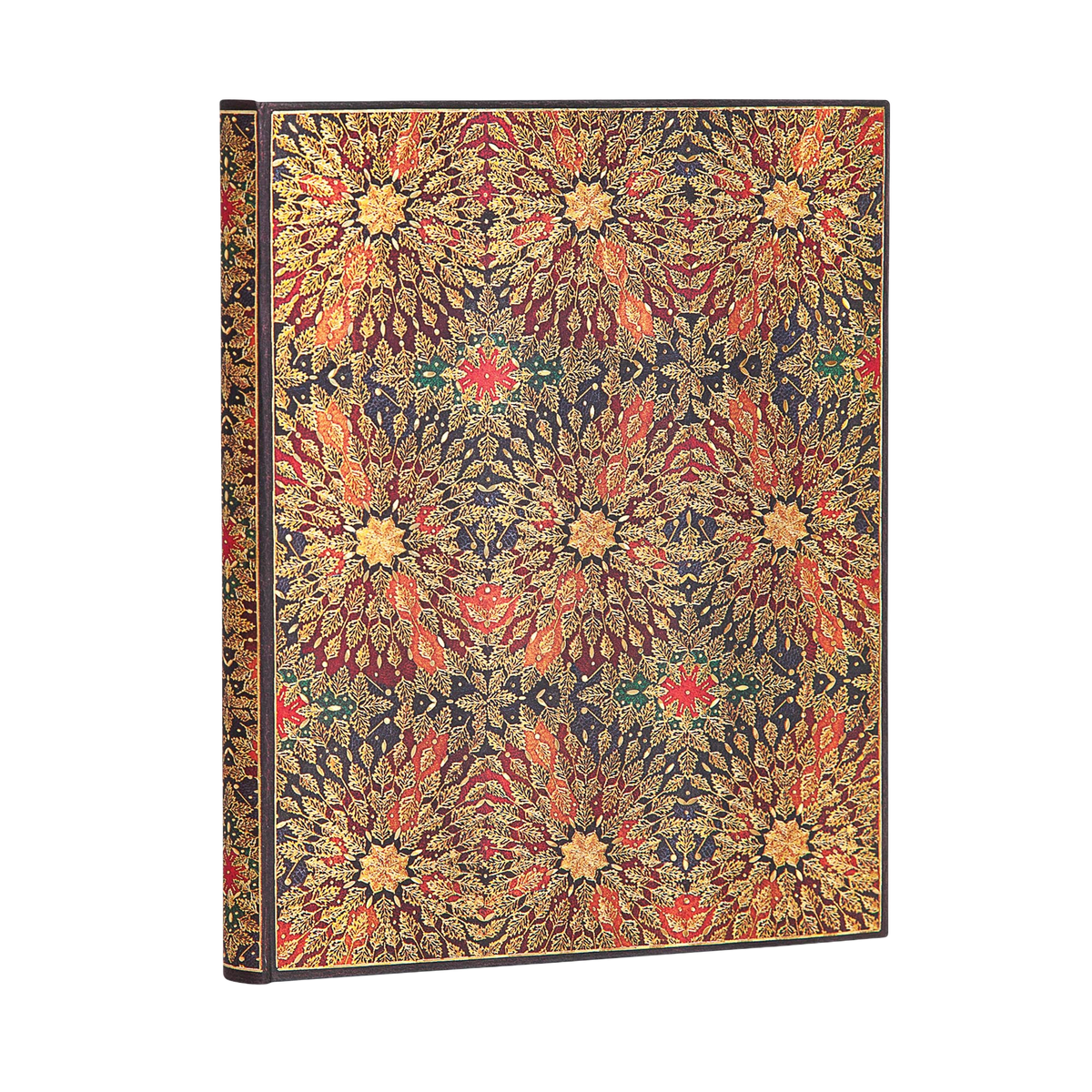 Paperblanks Fire Flowers Ultra Hardback Journal – Lined, 144 Pages – angled view