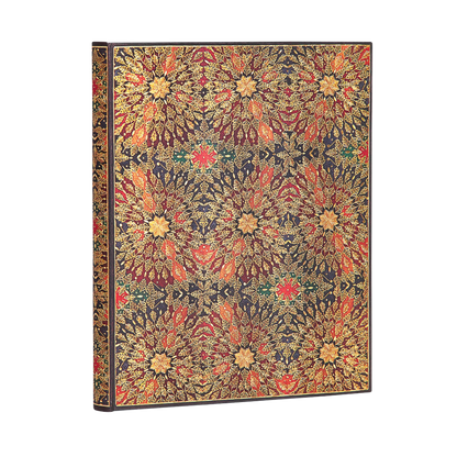 Paperblanks Fire Flowers Ultra Hardback Journal – Lined, 144 Pages – angled view