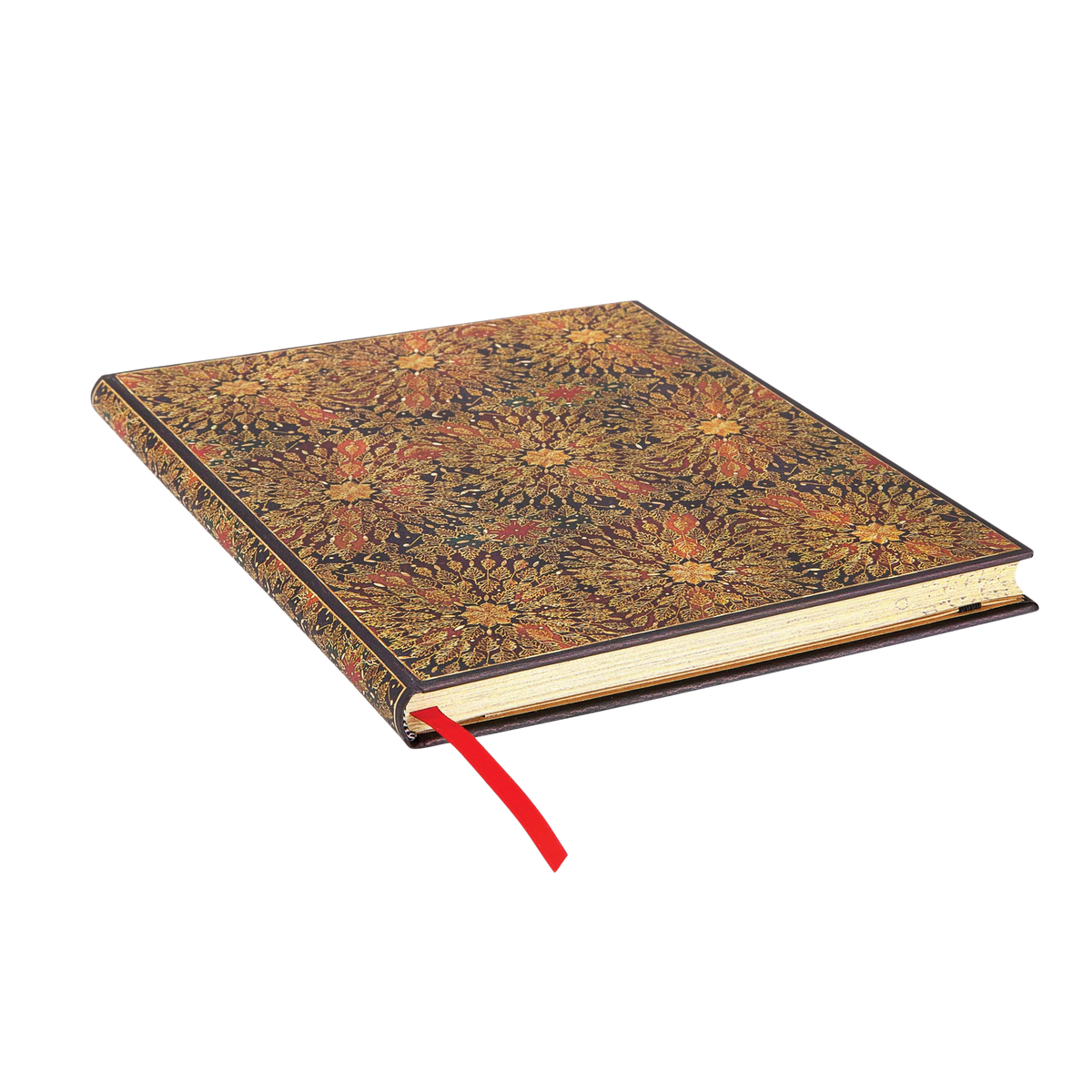 Paperblanks Fire Flowers Ultra Hardback Journal – Lined, 144 Pages – page edge
