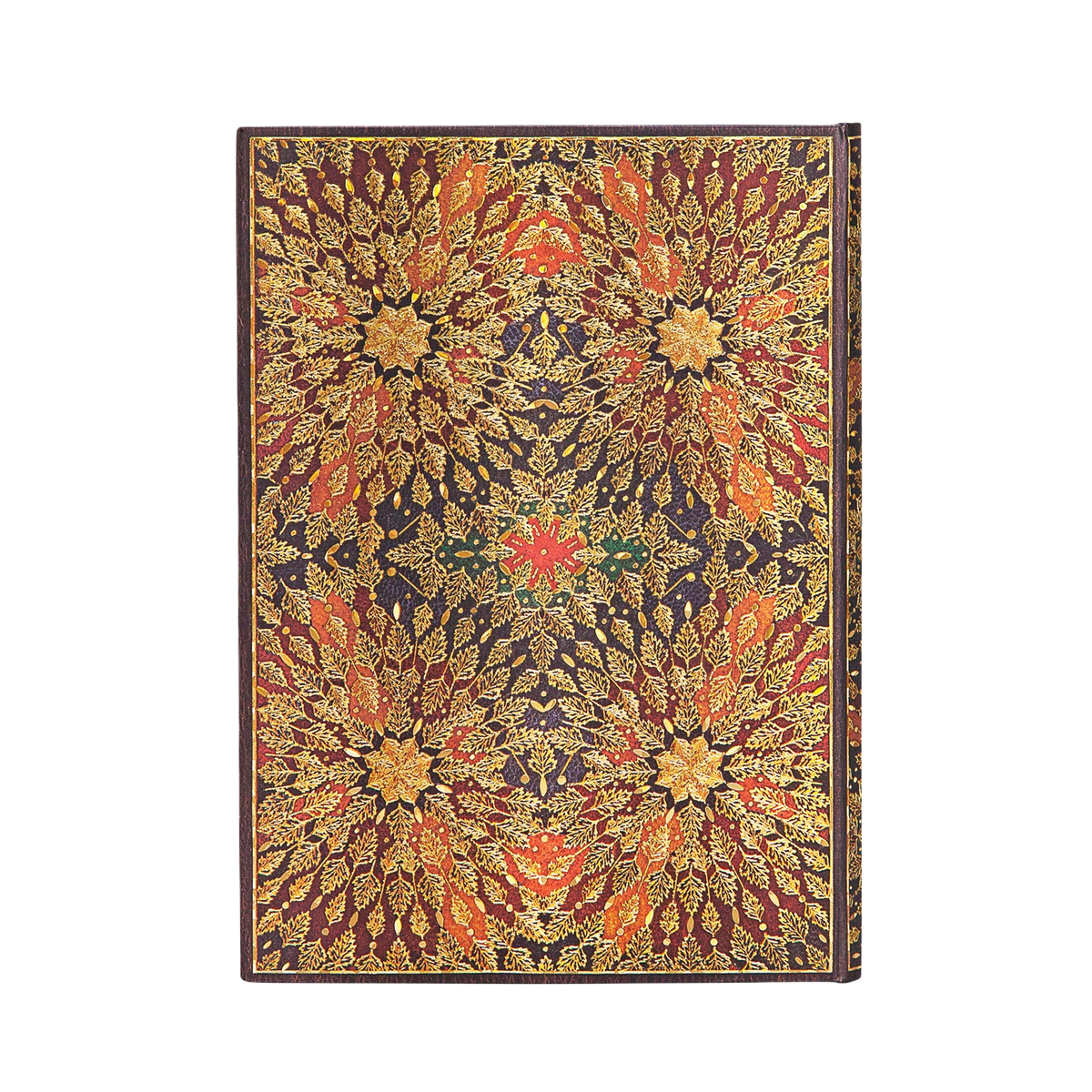 Paperblanks Fire Flowers Midi Hardback Journal – Lined, 240 Pages – back cover