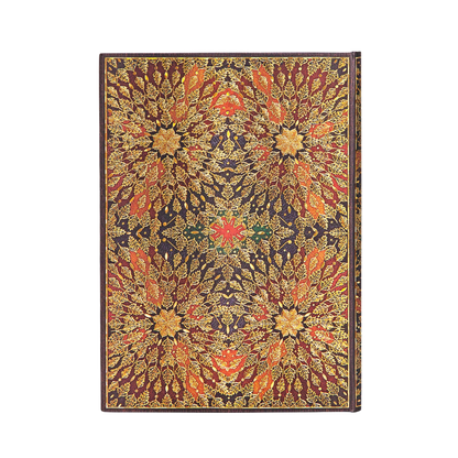 Paperblanks Fire Flowers Midi Hardback Journal – Lined, 240 Pages – back cover