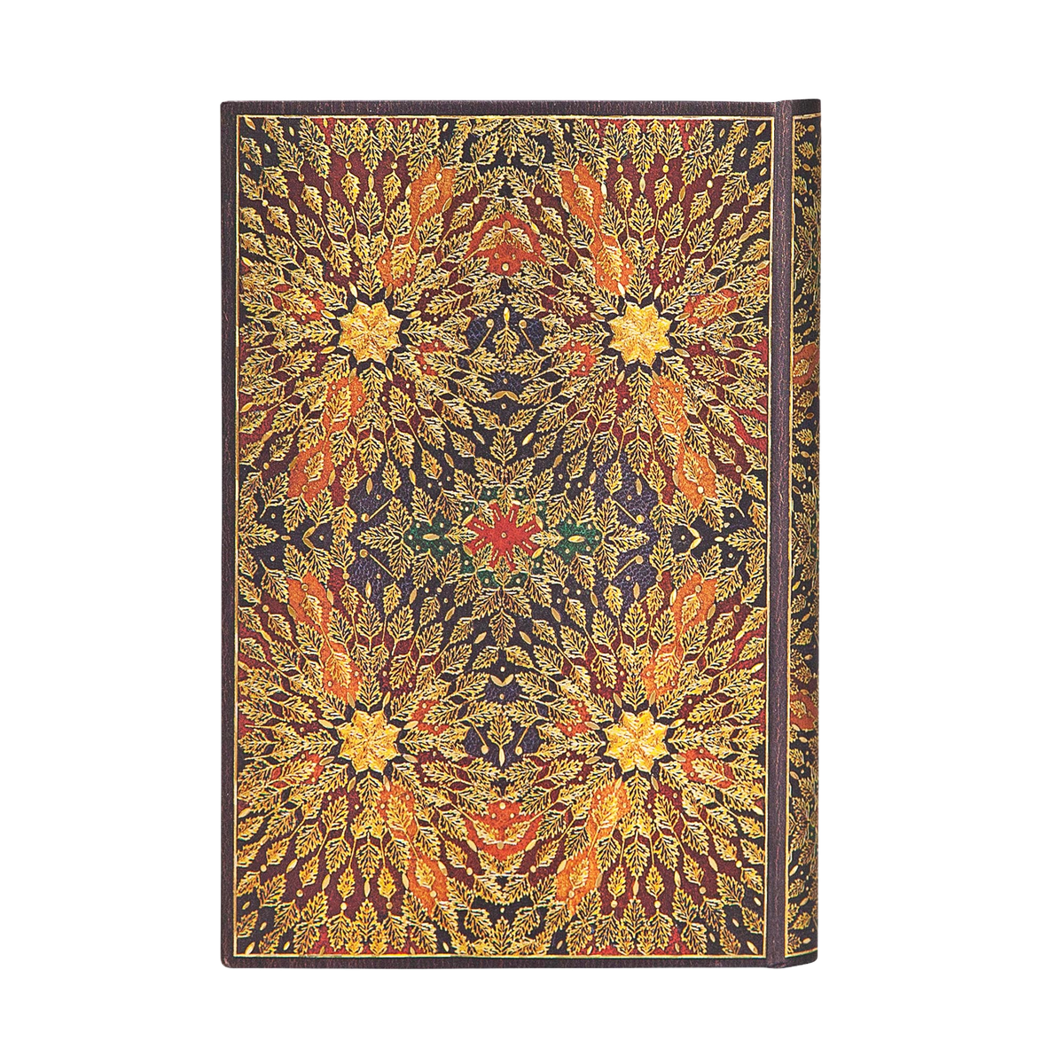 Paperblanks Fire Flowers Mini Hardback Journal – Plain, 240 Pages – back cover