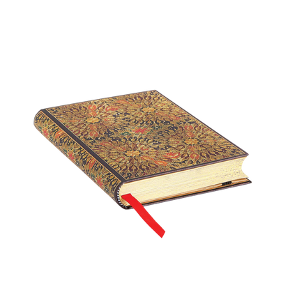Paperblanks Fire Flowers Mini Hardback Journal – Plain, 240 Pages – page edge
