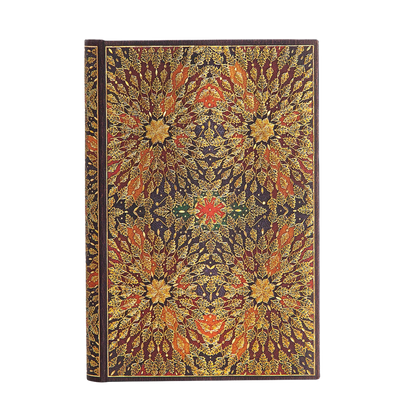 Paperblanks Fire Flowers Mini Hardback Journal – Plain, 240 Pages – front cover
