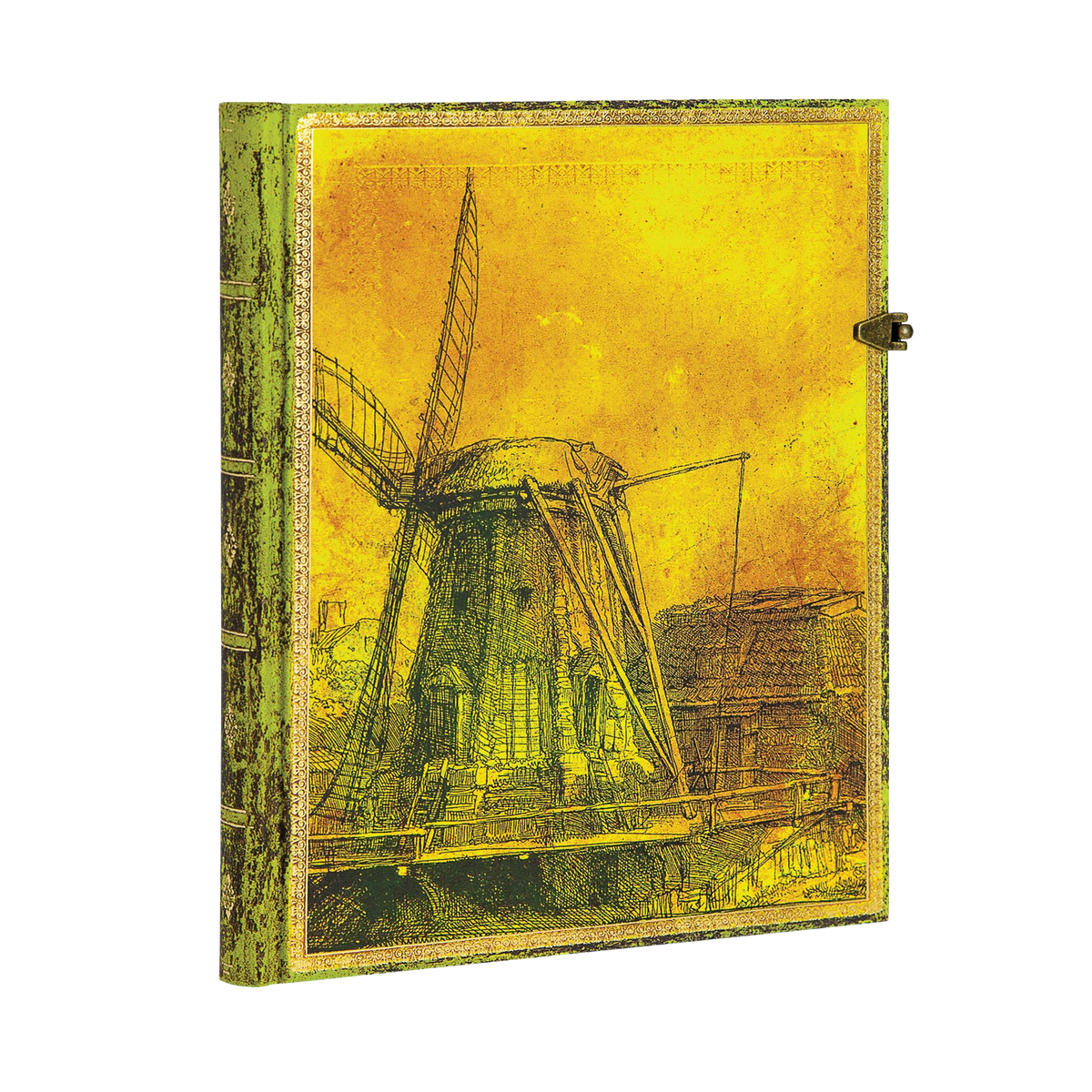 Paperblanks Rembrandt’s 350th Anniversary Ultra Hardback Journal – Plain, 144 Pages – angled view