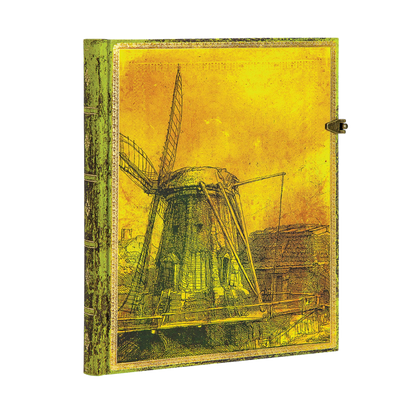 Paperblanks Rembrandt’s 350th Anniversary Ultra Hardback Journal – Plain, 144 Pages – angled view