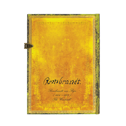 Paperblanks Rembrandt’s 350th Anniversary Midi Hardback Journal – Plain, 240 Pages – back cover
