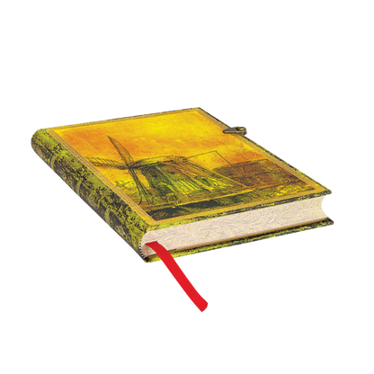 Paperblanks Rembrandt’s 350th Anniversary Midi Hardback Journal – Plain, 240 Pages – page edge