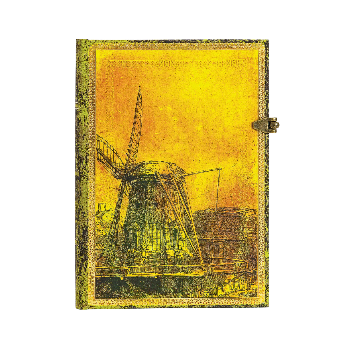 Paperblanks Rembrandt’s 350th Anniversary Midi Hardback Journal – Plain, 240 Pages – front cover