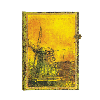 Paperblanks Rembrandt’s 350th Anniversary Midi Hardback Journal – Plain, 240 Pages – front cover