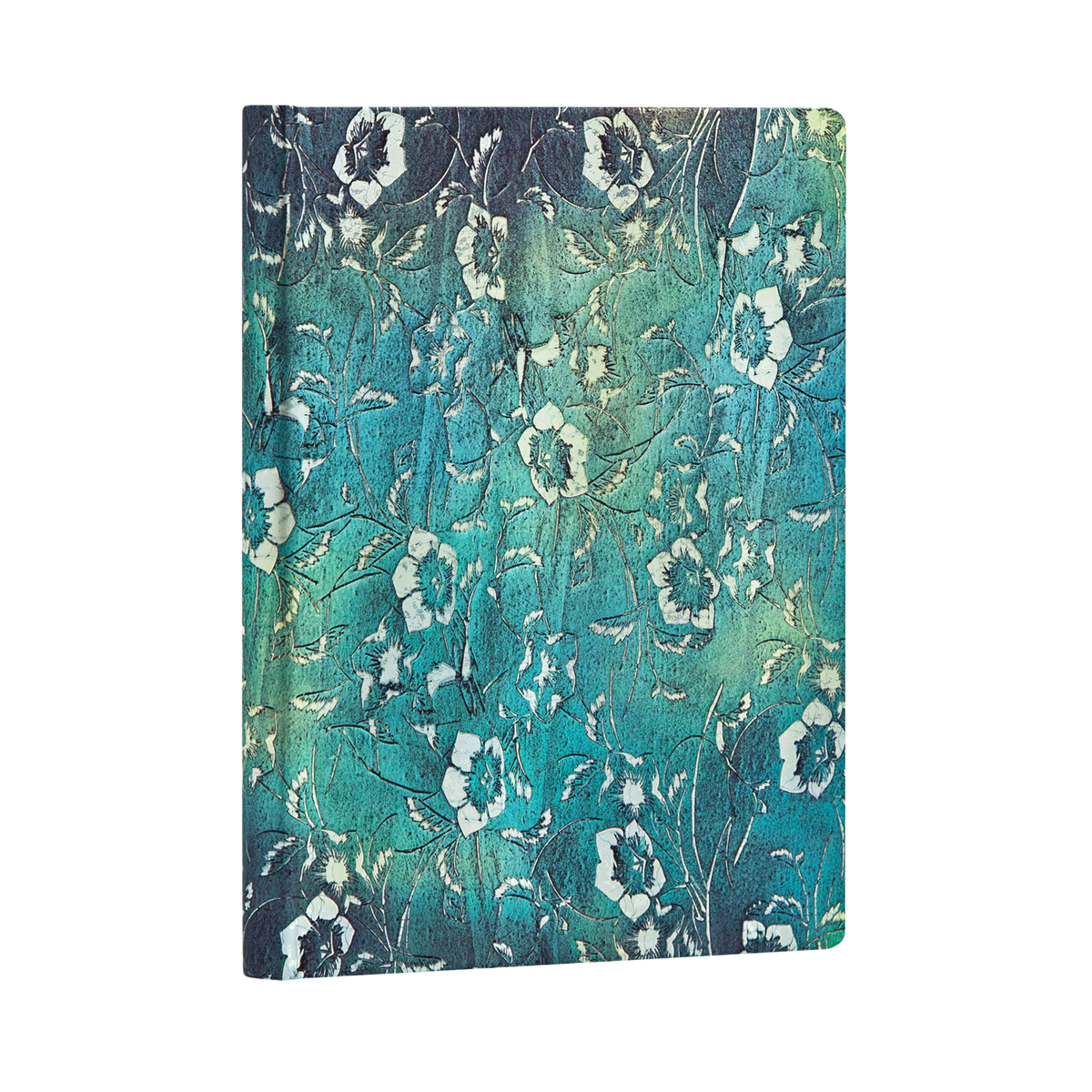 Paperblanks Kuro Midi Hardback Journal – Lined, 144 Pages – angled view