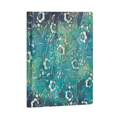 Paperblanks Kuro Midi Hardback Journal – Plain, 144 Pages – angled view