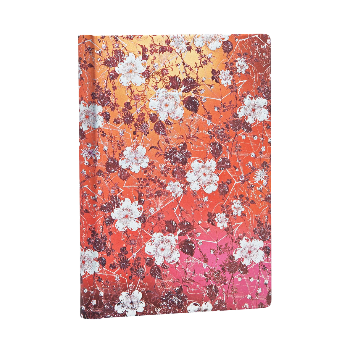 Paperblanks Sakura Mini Hardback Journal – Plain, 176 Pages – angled view