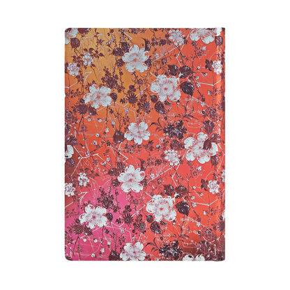 Paperblanks Sakura Mini Hardback Journal – Plain, 176 Pages – back cover