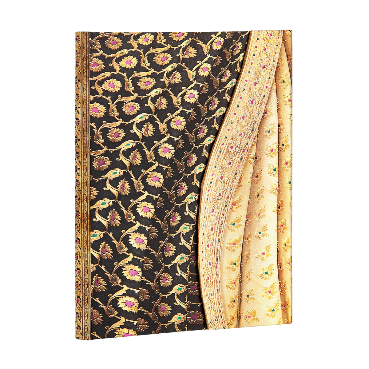 Paperblanks Siyah Midi Hardback Journal – Lined, 144 Pages – angled view