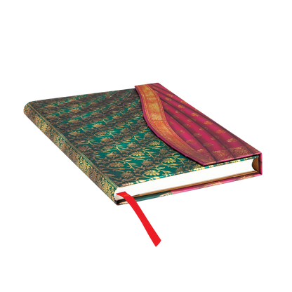 Paperblanks Ferozi Midi Hardback Journal – Plain, 144 Pages – page edge