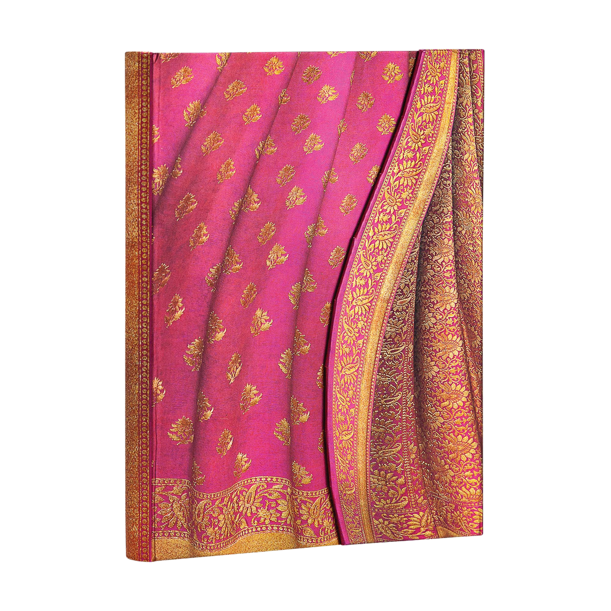 Paperblanks Gulabi Midi Hardback Journal – Lined, 144 Pages – angled view