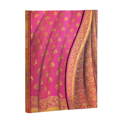 Paperblanks Gulabi Midi Hardback Journal – Lined, 144 Pages – angled view
