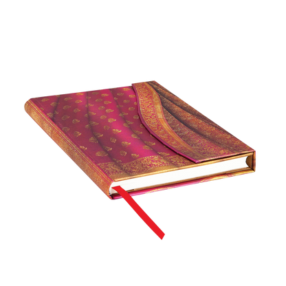 Paperblanks Gulabi Midi Hardback Journal – Lined, 144 Pages – page edge