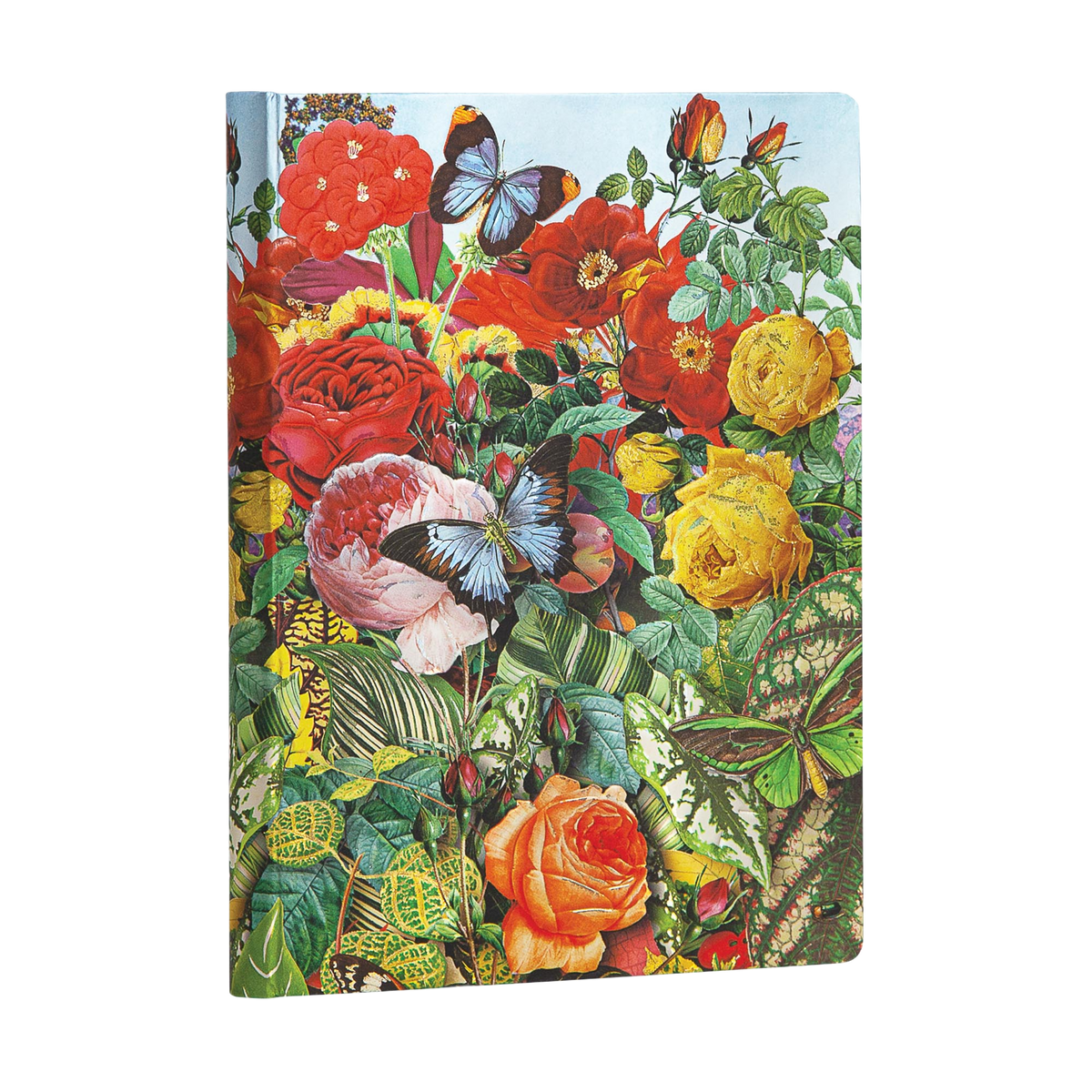 Paperblanks Butterfly Garden Midi Hardback Journal – Lined, 144 Pages – angled view