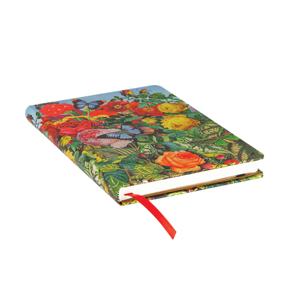 Paperblanks Butterfly Garden Midi Hardback Journal – Lined, 144 Pages – page edge