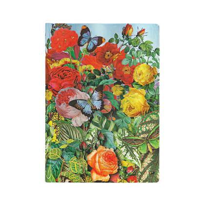 Paperblanks Butterfly Garden Midi Hardback Journal – Lined, 144 Pages – front cover
