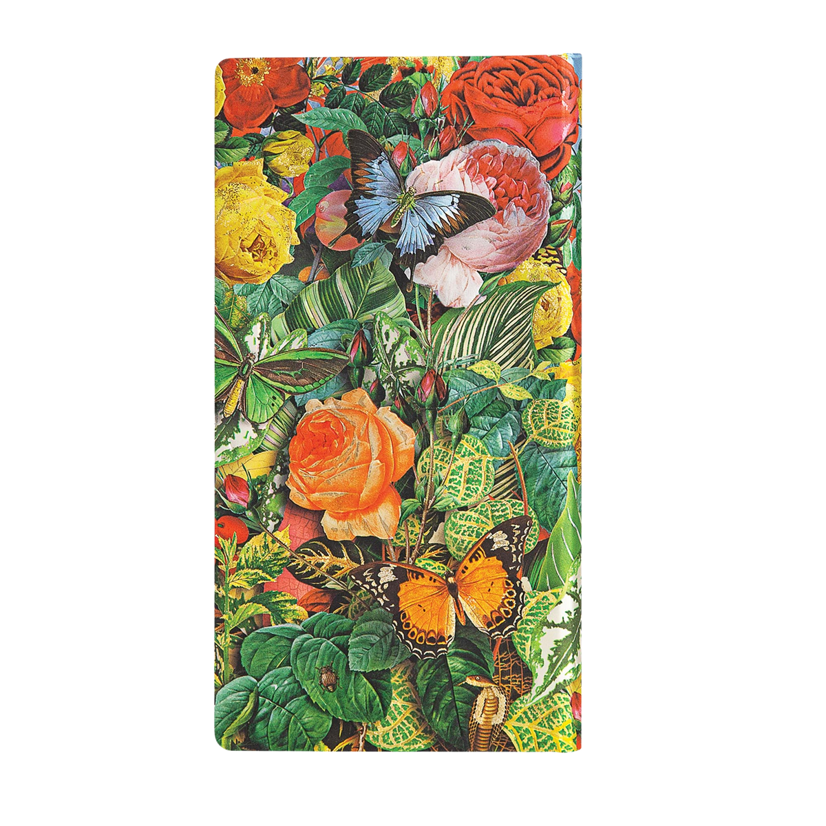 Paperblanks Butterfly Garden Slim Hardback Journal – Lined, 176 Pages – back cover