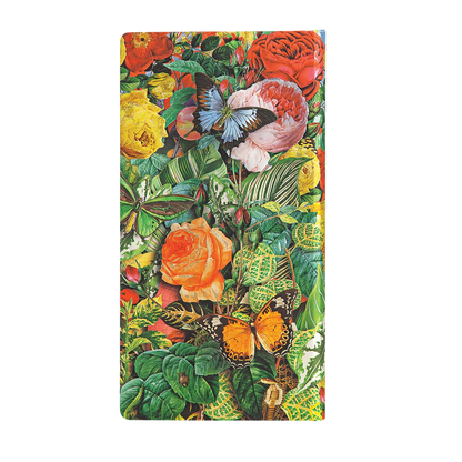 Paperblanks Butterfly Garden Slim Hardback Journal – Lined, 176 Pages – back cover