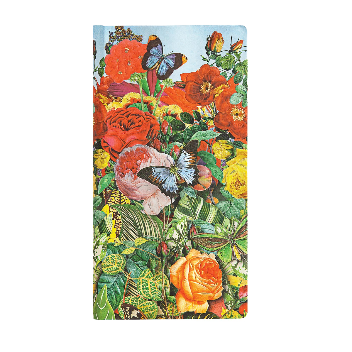 Paperblanks Butterfly Garden Slim Hardback Journal – Lined, 176 Pages – front cover