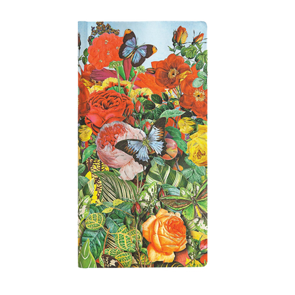 Paperblanks Butterfly Garden Slim Hardback Journal – Lined, 176 Pages – front cover