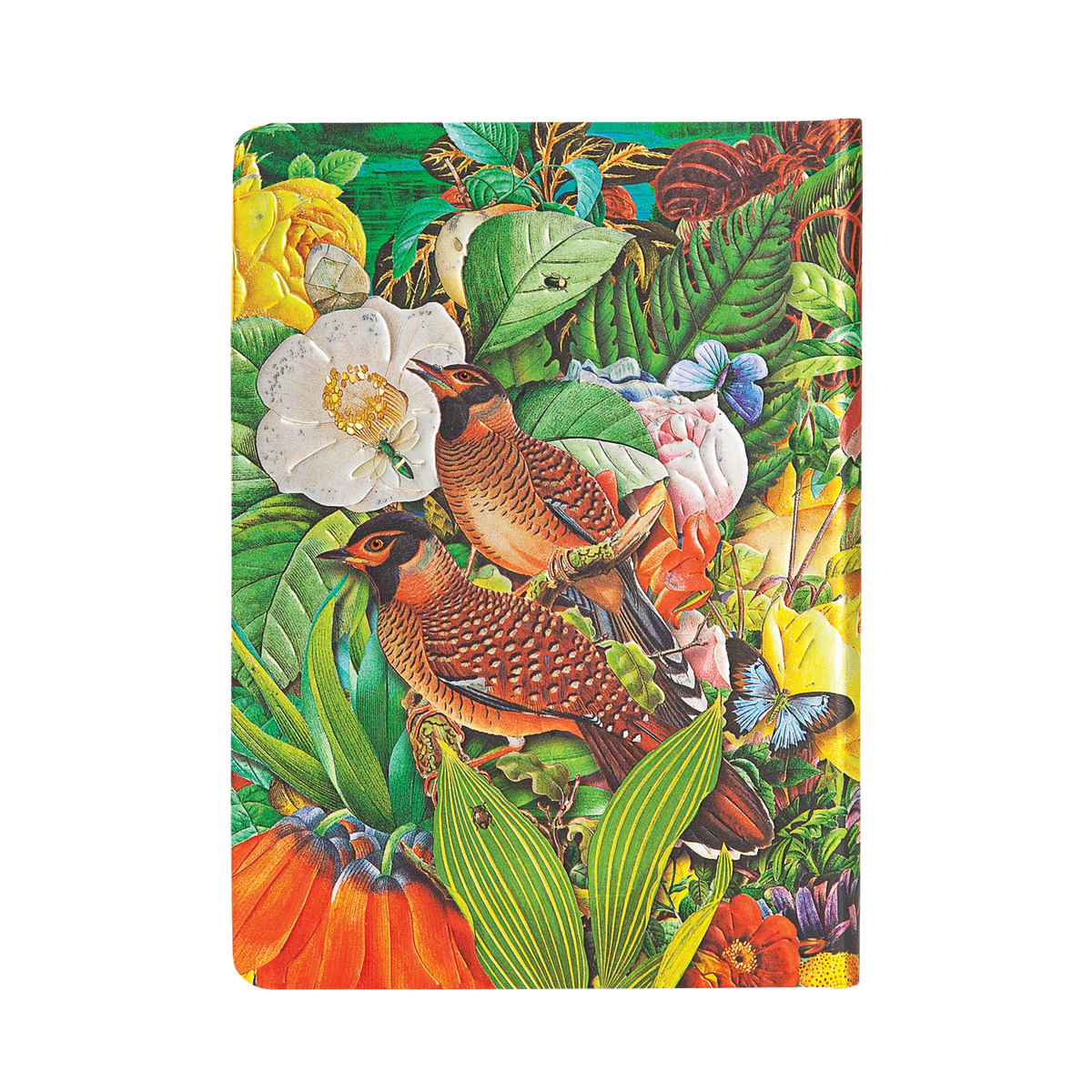 Paperblanks Moon Garden Midi Hardback Journal – Plain, 144 Pages – back cover