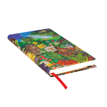 Paperblanks Moon Garden Slim Hardback Journal – Lined, 176 Pages – page edge
