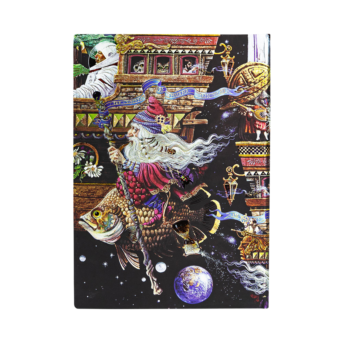 Paperblanks Maiden Voyage Grande Hardback Journal – Plain, 128 Pages – back cover