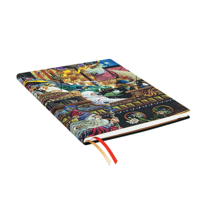 Paperblanks Maiden Voyage Grande Hardback Journal – Plain, 128 Pages – page edge