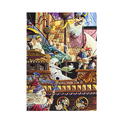 Paperblanks Maiden Voyage Grande Hardback Journal – Plain, 128 Pages – front cover